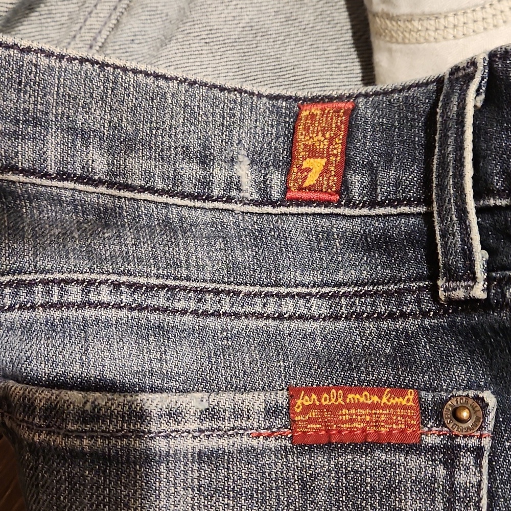 ❤️ 7 FOR ALL MANKIND Y2K VINTAGE BOOTCUT JEANS, 8 (29) - Picture 12 of 15